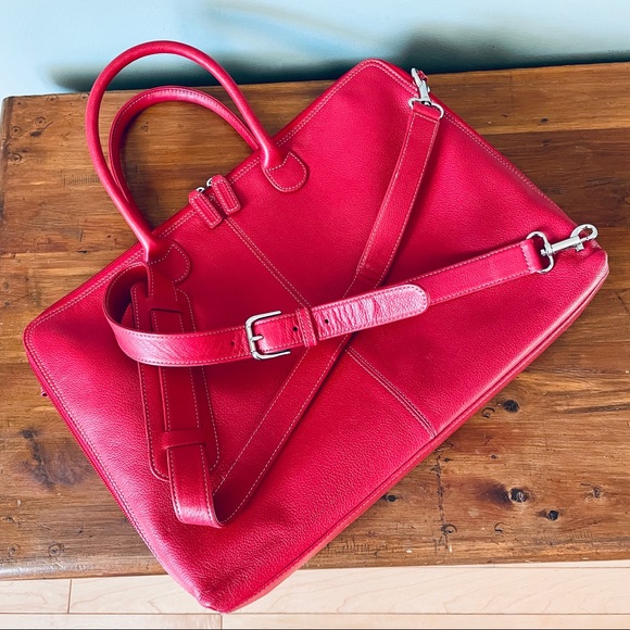 Levenger Leather Laptop Bag - Picture 3 of 10